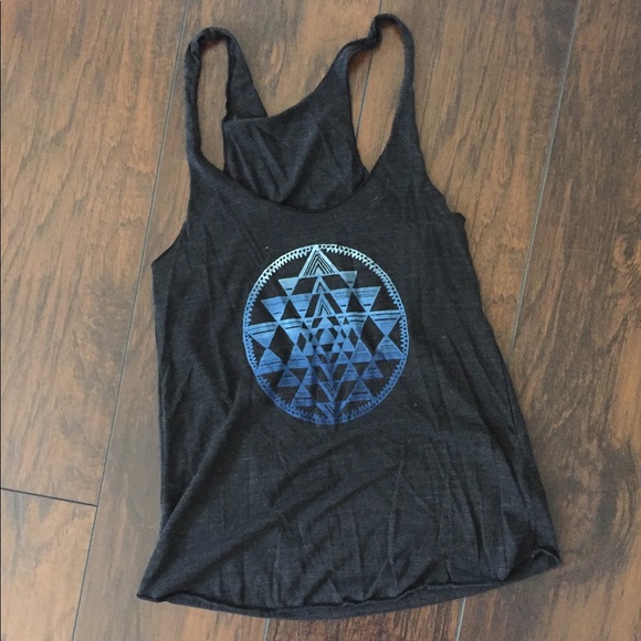 Triblend grey racerback summer tank - Picture 1 of 1